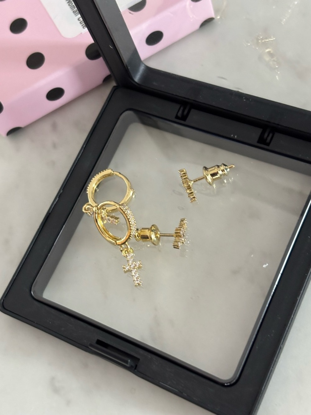 New hoops and stud Earrings bundle